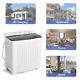 8.5kg Mini Twin Tub Portable Washing Machine Compact Laundry Washer Spin Dryer