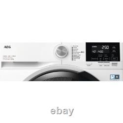 AEG LWR7185M4B Washer Dryer White 8kg 1400 rpm Freestanding