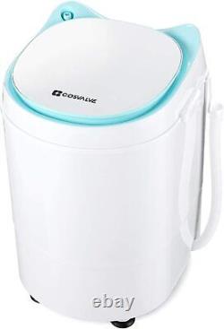 Cosvalve 2-in-1 Portable Washing Machine Washer and Spin Dryer 3kg Green White