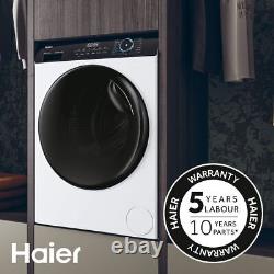 Haier HWDQ90B416FWB-UK Built In Washer Dryer 9Kg 1600 rpm D White