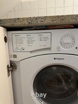 Hotpoint Integrated Washer Dryer 7kg BHWD149 White, used
