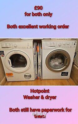 Hotpoint washer and dryer machines Together As Set