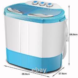 Portable Mini 4.5kg Dorm Washing Machine Compact Dryer Twin Tub Laundry Washer