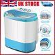 Portable Twin Tub Washing Machine Spin Dryer Compact Dryer Laundry Washer 4.5 Kg
