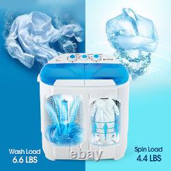 Portable Washing Machine Mini 5kg Twin Tub Dorm Compact Dryer Laundry Washer
