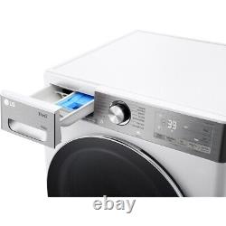 Lave-linge séchant LG FWY996WCTN4 blanc 9kg 1400 tr/min autoportant intelligent