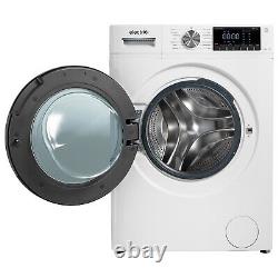 Lave-linge séchant indépendant ElectriQ 8 kg de lavage 5 kg de séchage 1400 tr / min Blanc anti-allergène