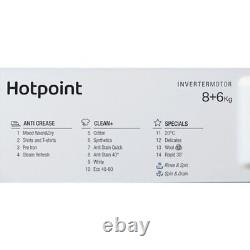 Lave-linge séchant intégré Hotpoint BIWDHG861485UK de 8kg/6kg