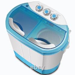 Machine à laver compacte à double cuve portable Mini 4,5 kg pour buanderie et sèche-linge