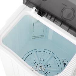 Machine à laver portable compacte mini double cuve de 8,5 kg avec essoreuse
