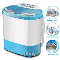 Machine à laver portable mini 4,5 kg Twin Tub Compact Dryer Laundry Washer