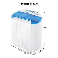 Mini 5kg Machine à laver portable Twin Tub Compact Dryer Laundry Washer